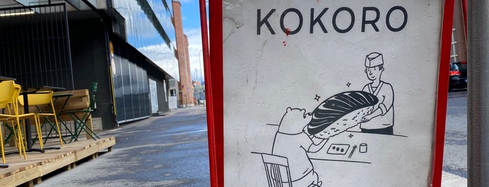 KOKORO Sushi is one of สถานที่ที่บันทึกไว้ของ Salla.