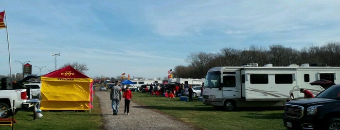 Grass Tailgating Lots is one of Favorite ISU (Ames, IA) Spots.