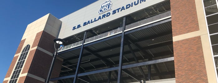 Kornblau Field at S.B. Ballard Stadium is one of dos....