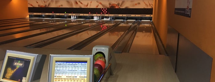 Bowling is one of places to go.