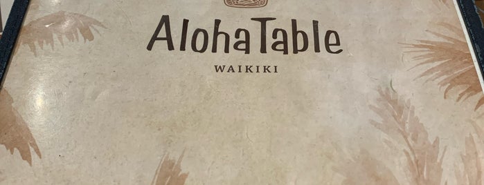 AlohaTable Hawaiian Cafe & Diner is one of Nagoya Restaurant.