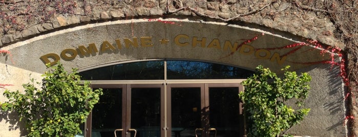 Domaine Chandon is one of Napa and Sonoma.