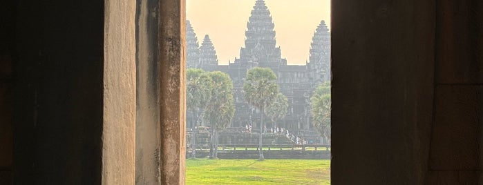 West Gate of Angkor Wat is one of Angkor.