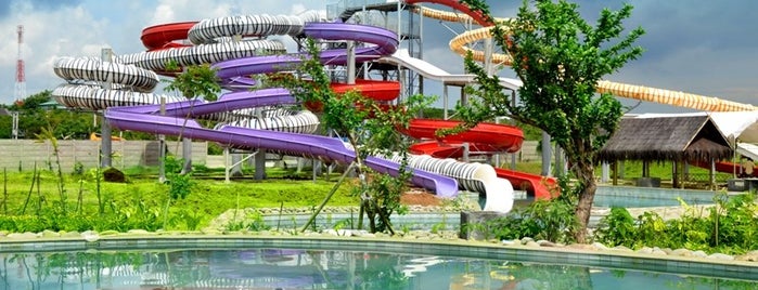 The Jhon's Cianjur aquatic resort is one of Cianjur, West Java #4sqCities.