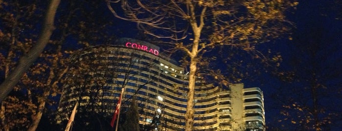 Conrad Otel Lounge is one of Tempat yang Disukai Sevtap.