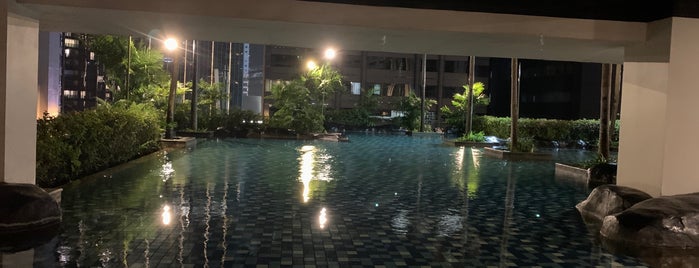 Swimming Pool - Sahid Sudirman Residence is one of mtvU Spring Break 2012 [RETIRED].