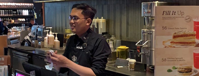 Starbucks is one of Richard's most favorite coffee.