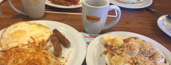 Denny's is one of fave eats.