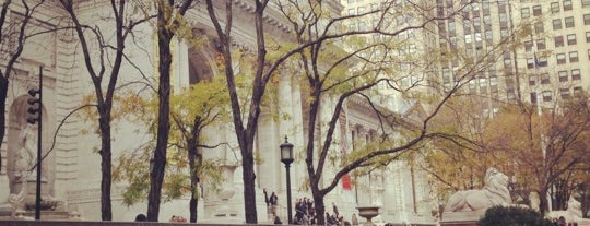 Нью-Йоркская публичная библиотека is one of Manhattan.