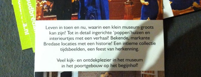 Miniaturen en Poppenhuis Museum is one of Breda met kinderen en mamas.