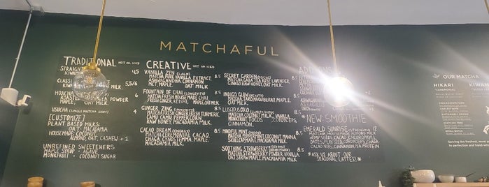 Matchaful is one of Everywhere to eat on canal street.