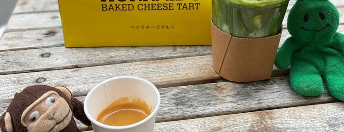 Hokkaido Baked Cheese Tart is one of Coffee & Bakery.