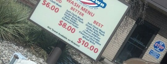 Southtown Oil Change & Car Wash is one of places.