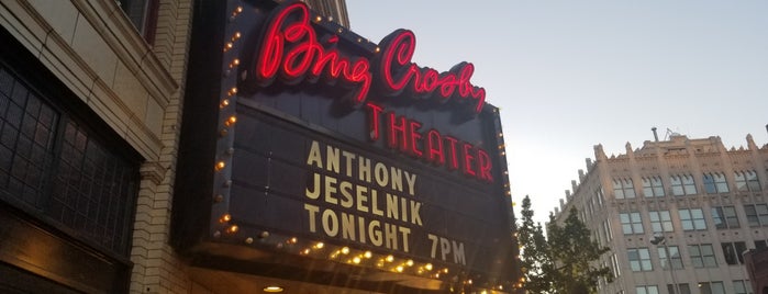 Bing Crosby Theater is one of Tempat yang Disukai Gaston.