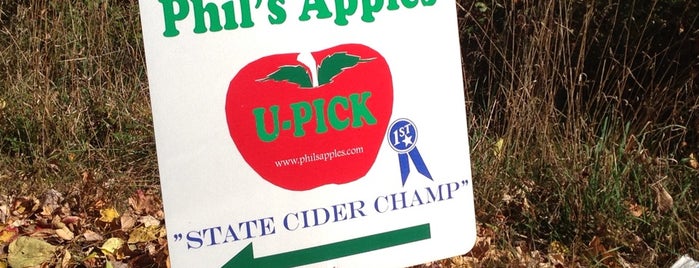Phil's Apples is one of Best Places for Apple Picking near Boston.