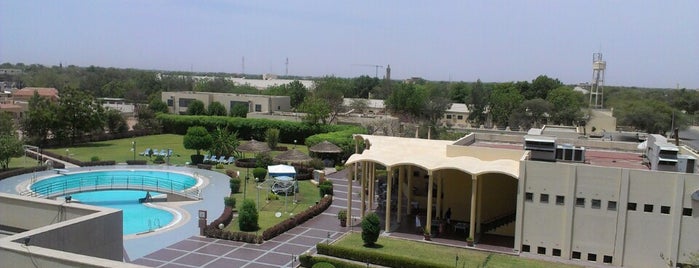 Kempinski Hotel N'djamena is one of Locais curtidos por TARIK.