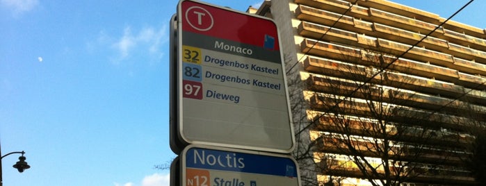 Monaco (MIVB) is one of Belgium / Brussels / Tram / Line 32.