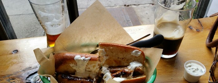 Rosamunde Sausage Grill is one of south williamsburg lunch.