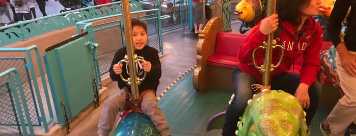 King Triton's Carousel of the Sea is one of Disneyland.