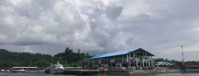 Pelabuhan Waisai, Raja Ampat is one of Raja Ampat / Indonesien.