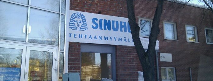 Sinuhe tehtaanmyymälä is one of Vaki paikat Kouvolassa.