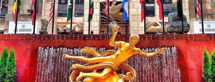 Rockefeller Center is one of Oh! The Places You'll Go.
