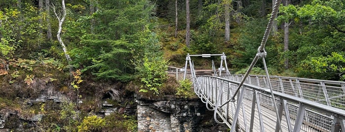 Corrieshalloch Gorge Suspension Bridge and Falls of Measach is one of Groot Brittannië.