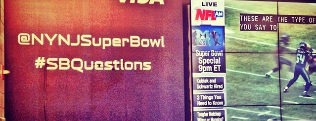 Super Bowl Social Media Communications Center is one of NYC SUPERBOWL VENUES.