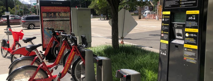 Capital Bikeshare - 7th & E St SW is one of CaBi.