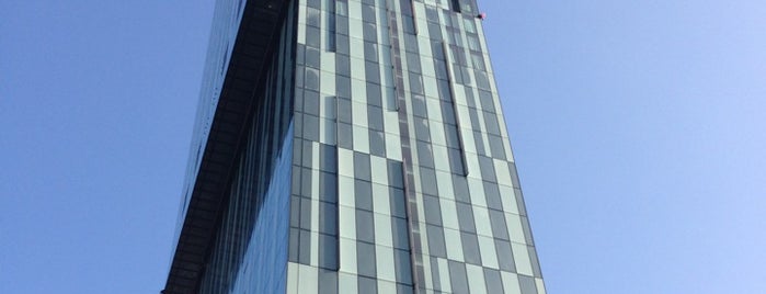Hilton Manchester Deansgate is one of Concrete Society Award winners.