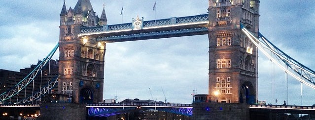 Tower Bridge is one of London Landmarks.