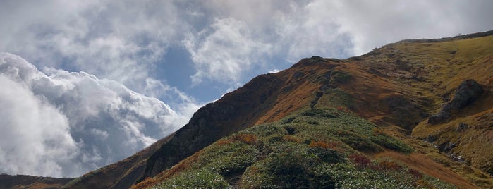 越後駒ケ岳 肩の小屋 is one of 日本の🗻ちゃん(⌒▽⌒).