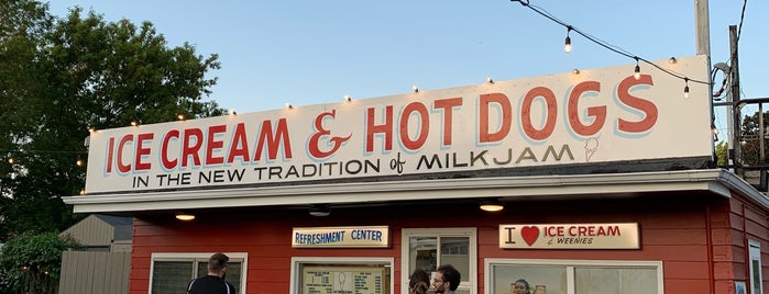 Milkjam Ice Cream & Hot Dogs is one of Twin Cities Ice Cream Spots.