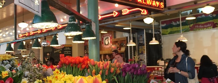 Pike Place Market is one of America's Freshest Farmers Markets.