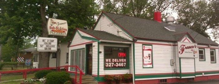 Franco's Sub-Station & Italian Pizzeria is one of Kalamazoo's Best Pizza.