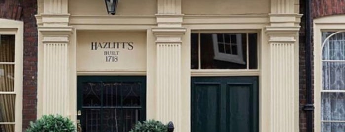 Hazlitt's Hotel is one of England To Do.