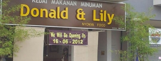 Donald & Lily Nyonya Food is one of Visit Eat Stay @ Malacca.