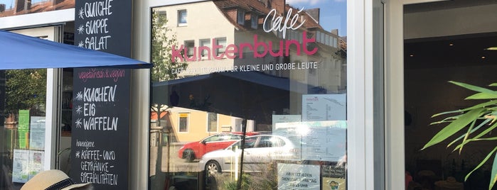 Café Kunterbunt is one of Hildesheim - vegan - friendly places.