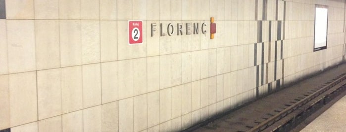 Metro =B= =C= Florenc is one of Prāga.