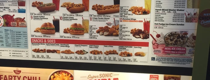 SONIC Drive In is one of Barsh/Narkiewicz family favorites.
