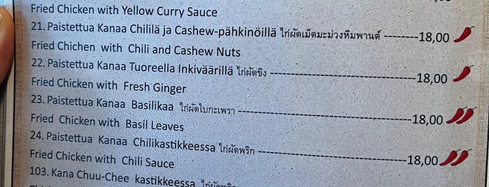 Thai Thai is one of Vegan-friendly Helsinki.