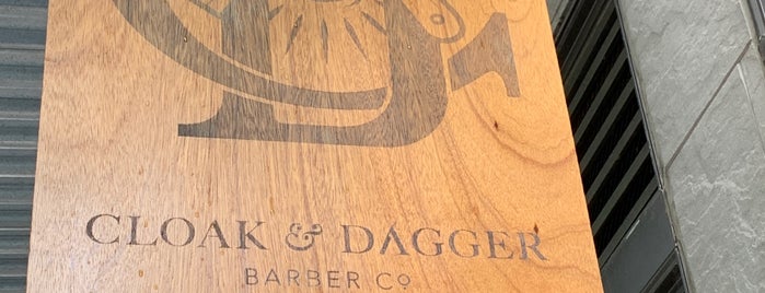 Cloak and Dagger Barber Co. is one of Lieux qui ont plu à Jim.