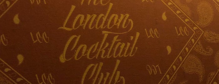 London Cocktail Club is one of To rate.