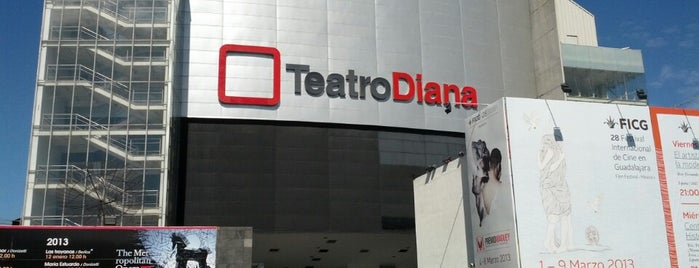 Teatro Diana is one of Teatros @ GDL.