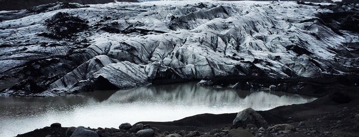 Solheimajokull Glacier is one of ICELAND.