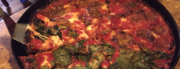 Burt's Place is one of Chicago Deep Dish.