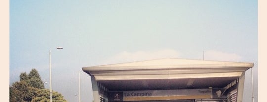 TransMilenio: La Campiña is one of Estaciones Transmilenio.