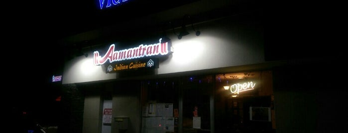 Aamantran Indian Cuisine is one of Lieux sauvegardés par icelle.