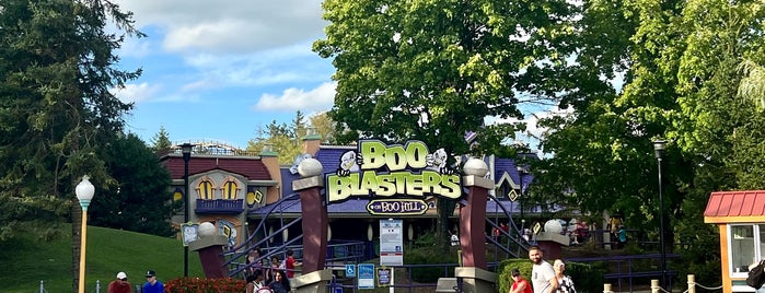 Boo Blasters on Boo Hill is one of Dark Rides And Fun Houses.