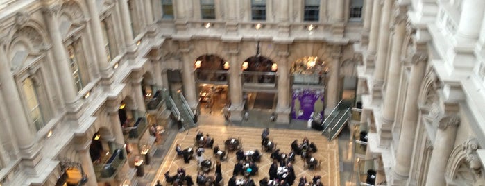 The Royal Exchange is one of London Town.